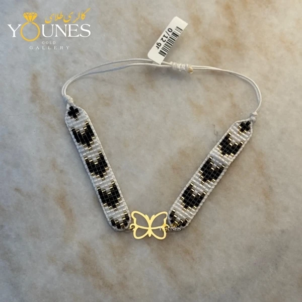 دستبند میوکی پروانه طلا